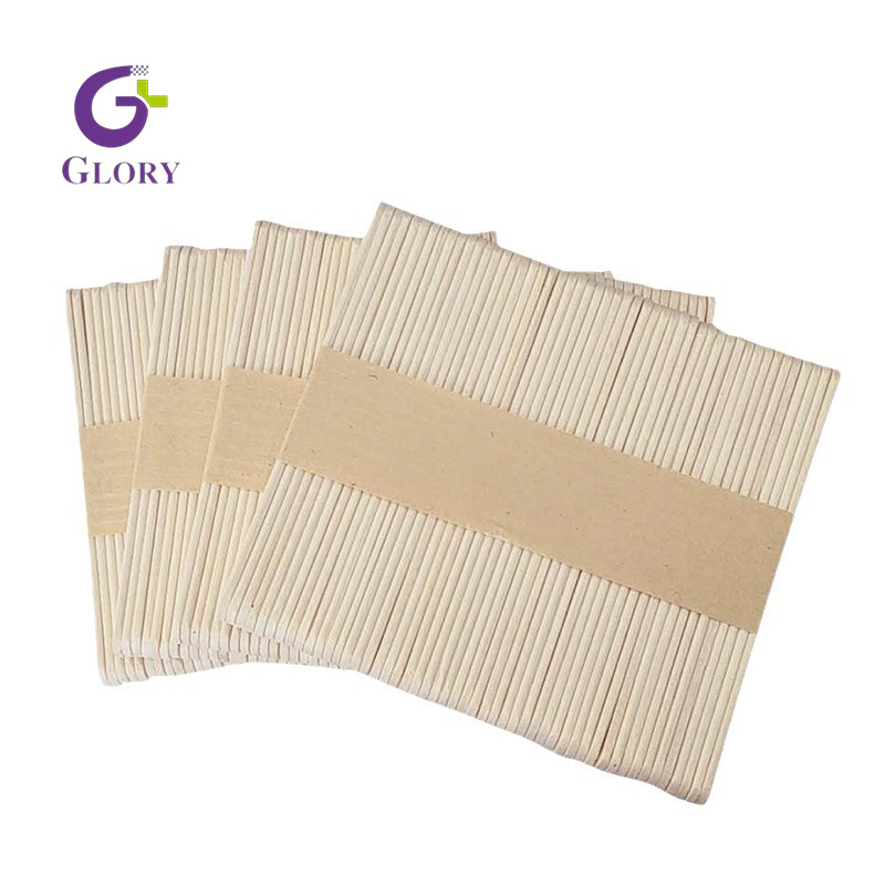 Disposable Wooden Tongue Depressor Sterile Medical Birch Wood Tongue Depressor For Hospital Clinic Oral Examination