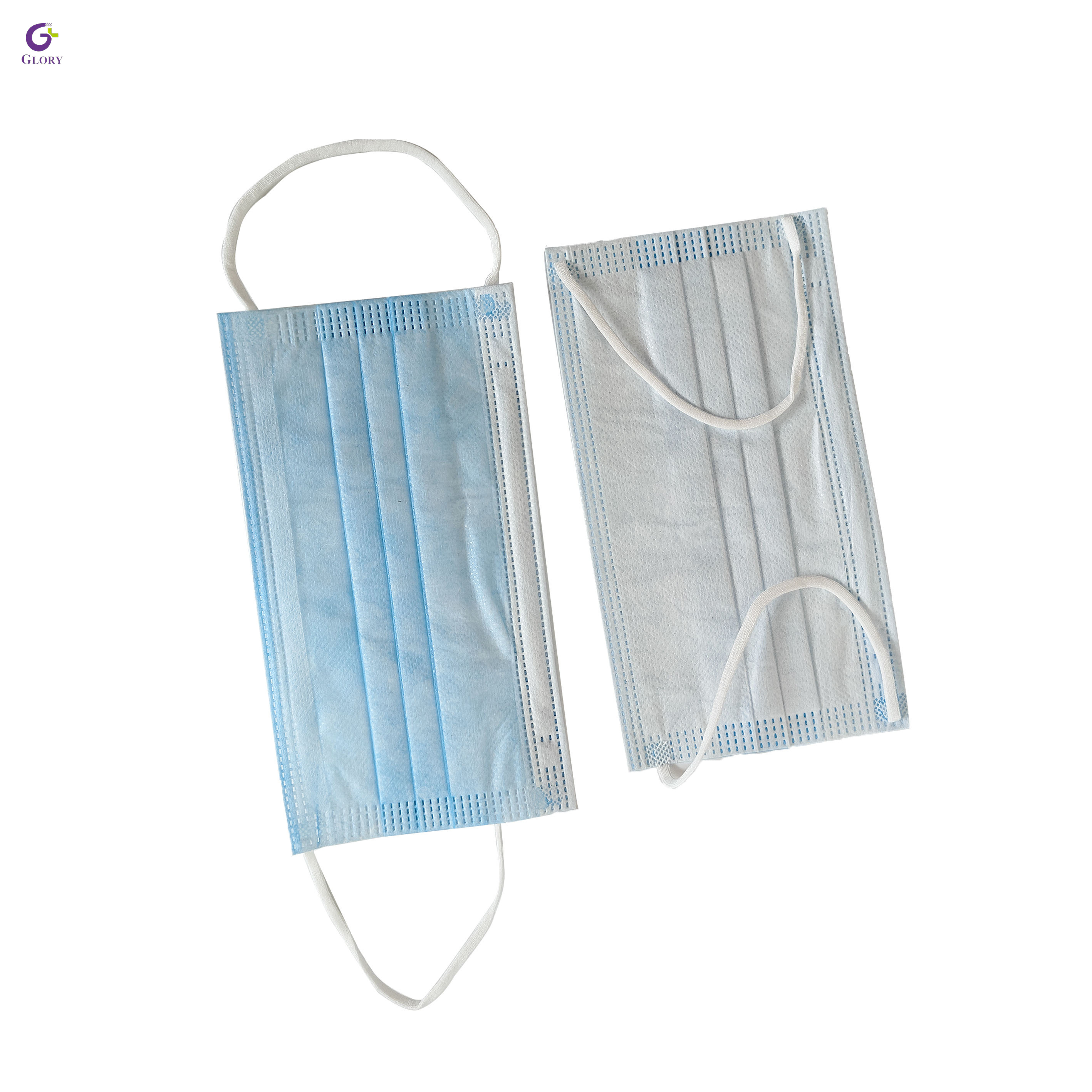 Disposable Non-woven Face Mask, 3 Ply Breathable Protective Face Mask Waterproof Dustproof Hypoallergenic for Daily Medical & Personal Use