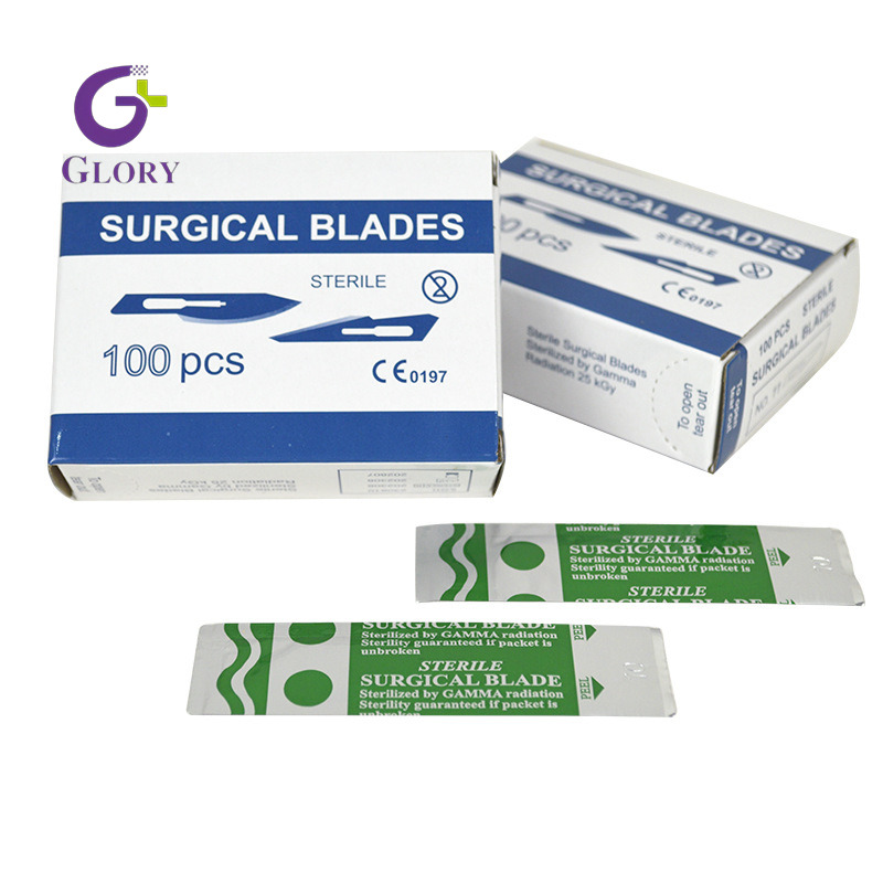 Disposable Surgical Blades, Sterile Stainless & Carbon Steel Scalpel Blades for Hospital, Clinic & Lab
