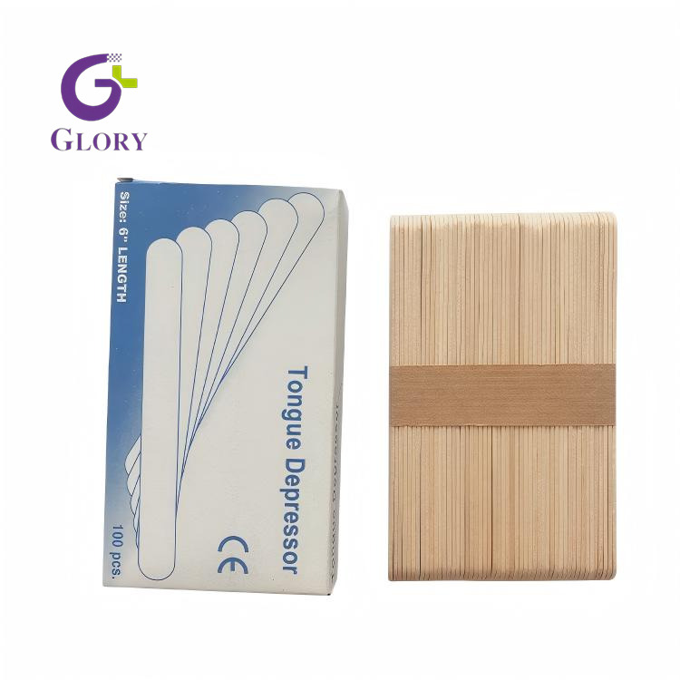 Disposable Wooden Tongue Depressor Sterile Medical Birch Wood Tongue Depressor For Hospital Clinic Oral Examination