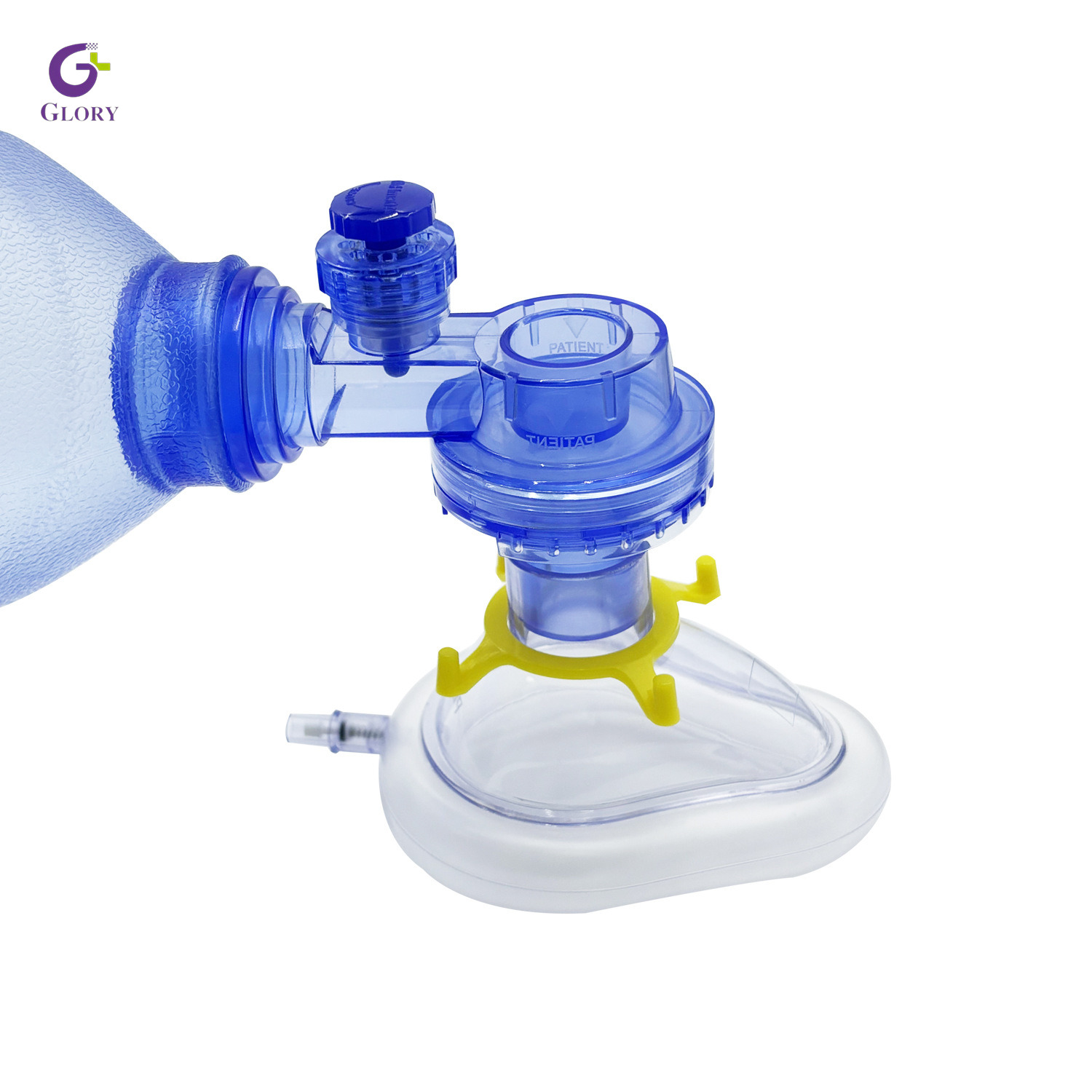 Manual Resuscitator Bag, Medical Silicone Manual Ventilator Resuscitator Reusable Portable Hand Resuscitation Bag for Adult, Pediatric, Infant Emergency First Aid