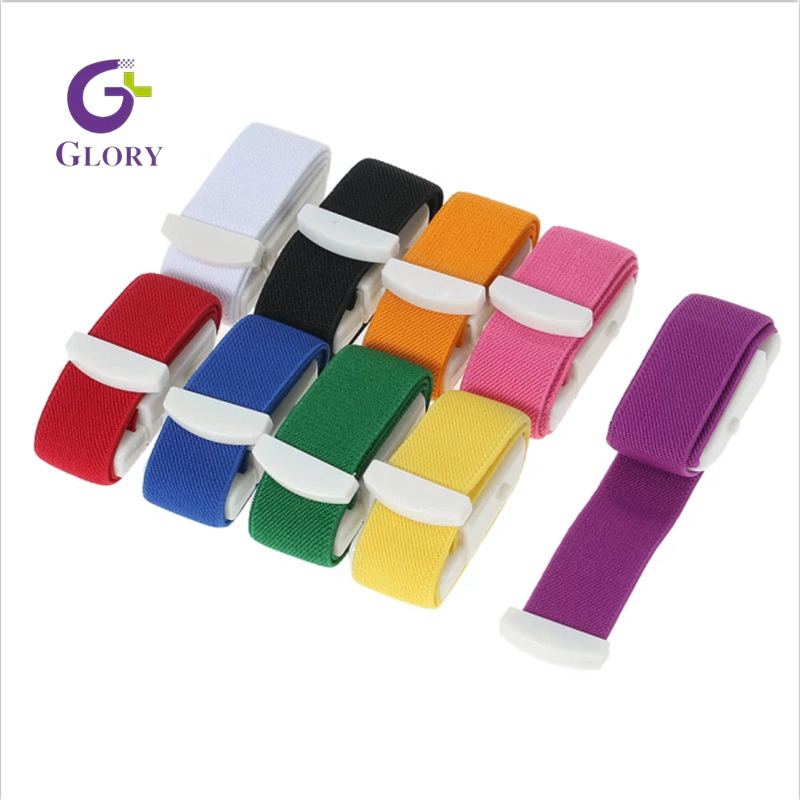 Disposable Medical Tourniquet, Latex Free Elastic Quick Release Tourniquet Portable Sterile Emergency Blood Stop Strap for Hospital, First Aid & Outdoor Rescue