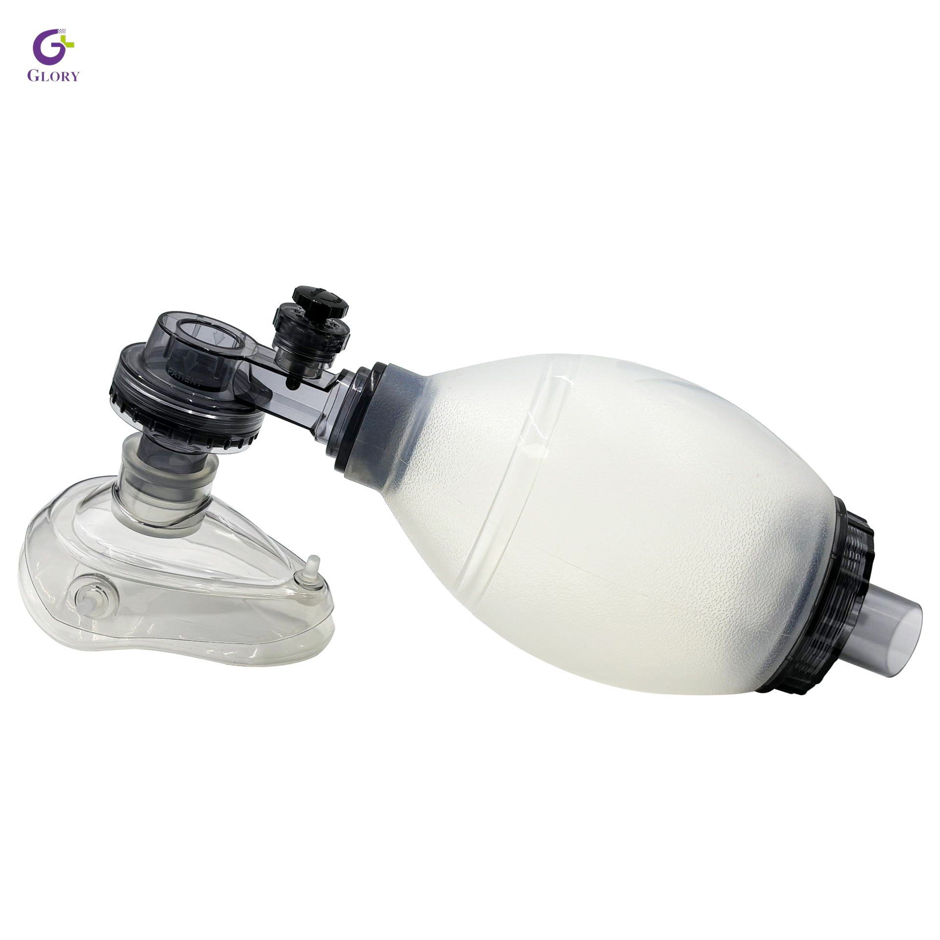 Manual Resuscitator Bag, Medical Silicone Manual Ventilator Resuscitator Reusable Portable Hand Resuscitation Bag for Adult, Pediatric, Infant Emergency First Aid